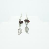 Boucles d oreilles marron