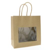 Sac kraft a fene tre poigne e torsade e vue face vide